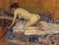 crouching woman with red hair 1897 Toulouse Lautrec Henri de Impressionistic nude